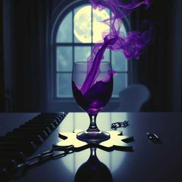 Выпила из горла