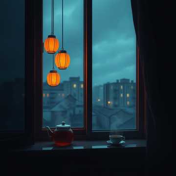 Вечер окутал