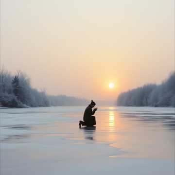 Уж лёд, замёрзший на реке