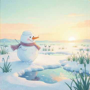 ☃️СНЕГОВИЧОК ИЩЕТ ВЕСНУ