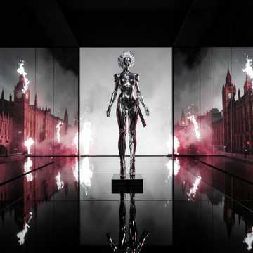 Чёрно-белый след