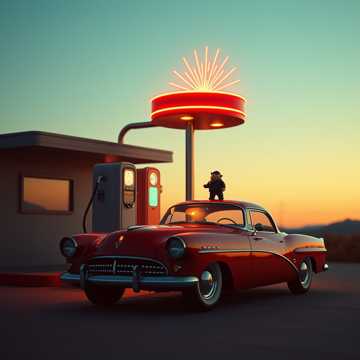 Королева бензоколонки