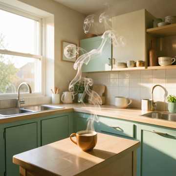 она проснулась