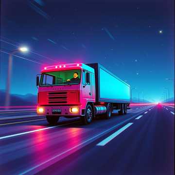 Лёня на Камазе