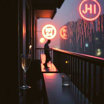 Ночь разбилась на осколки.