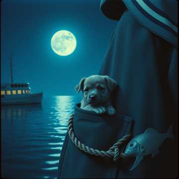 Голубой щенок и Злой Пират