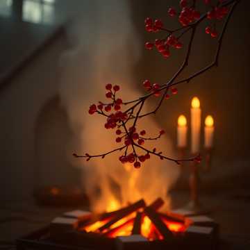 Грозди грехов на рябине