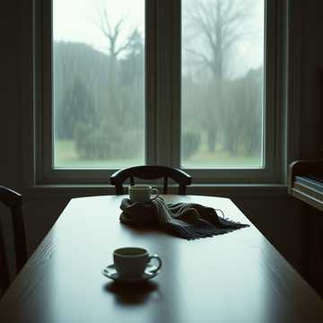 Пустая сторона стола