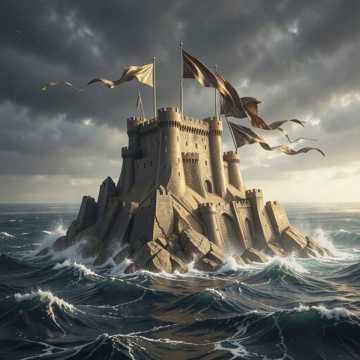 Замок на песке