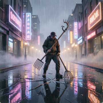 Чемпионка на граблях