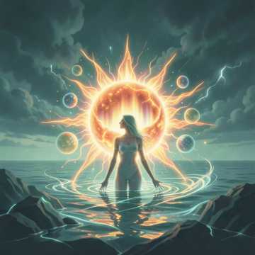 Женщина солнце