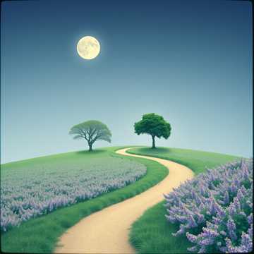 Три дерева и венки