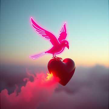 Она и Птица Счастья.