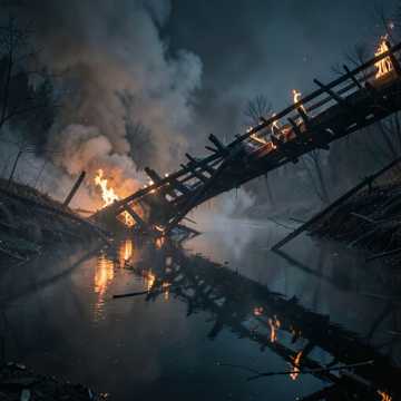 ДЫМ НАД РЕКОЙ