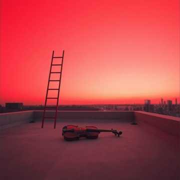 Небо в красный цвет.