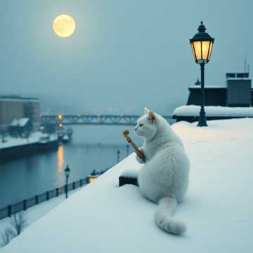 Лиса На крыше снег (джаз)