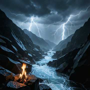 Кипящая река.