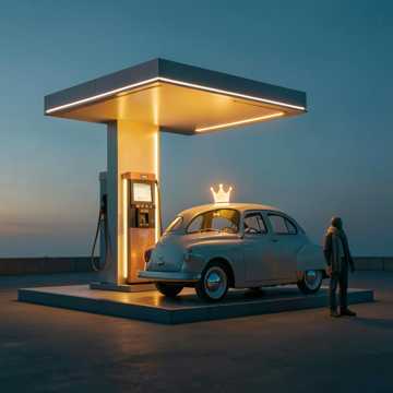 Королева бензоколонки