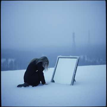 Мои волосы инеем тронуты.