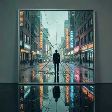 Разбитые стёкла души (слова Диласо)