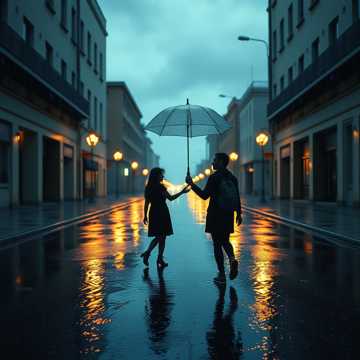 Гуляя под зонтом