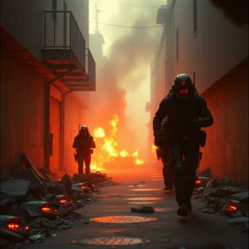 Спецназ в работе..