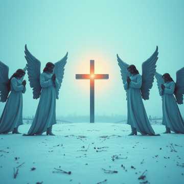 Ангелы на снегу