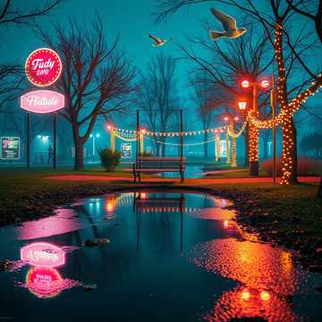 Весна из неона