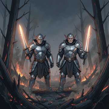 Эльф и эльфийка