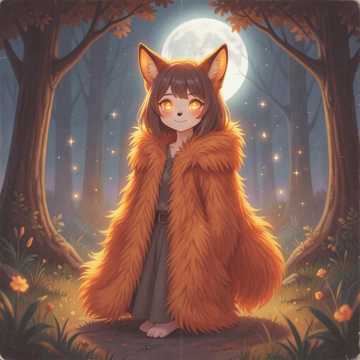 Девушка лиса