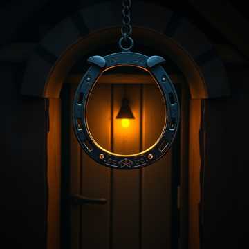 Подкова на счастье.