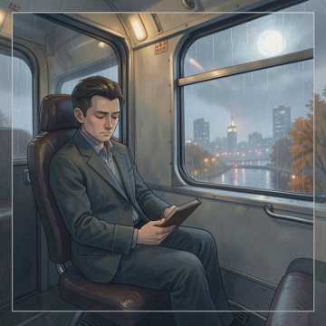 А я в электричке. Автор Сергей Денисов