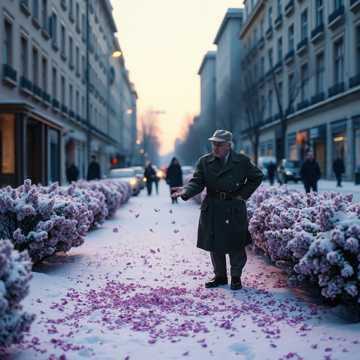 Снег в апреле2