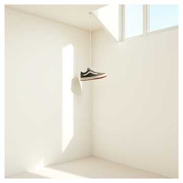 Кроссовки на потолке