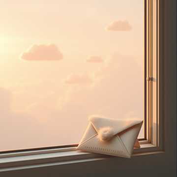 Почтовые облака   (По мотивам стихотворения Лунной Фокс)