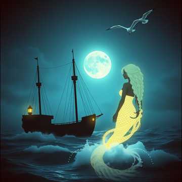 Любовь русалки.