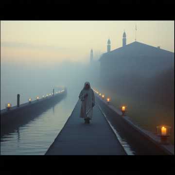 По канавке идёт Богородице