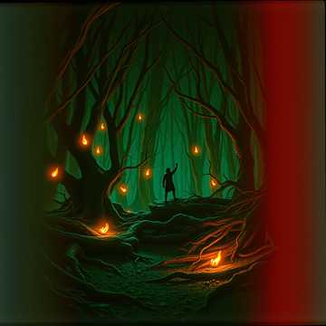 Тёмный лес не спит