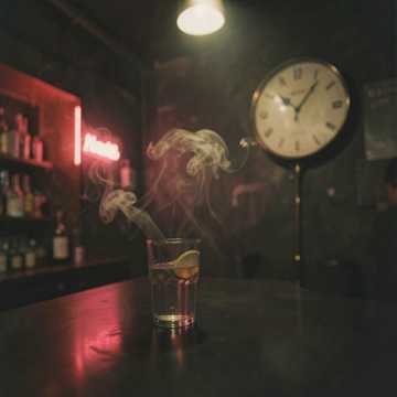 В прокуренном баре