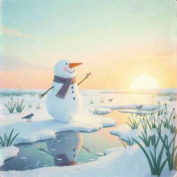 ☃️СНЕГОВИЧОК ИЩЕТ ВЕСНУ