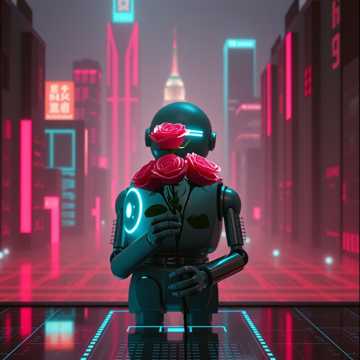 Влюблённый робот.