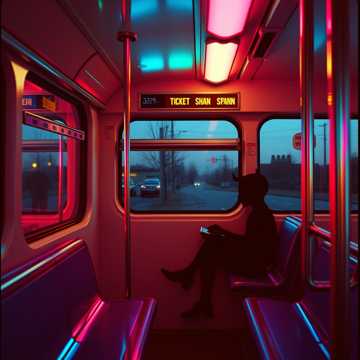 Зайцем в автобусе