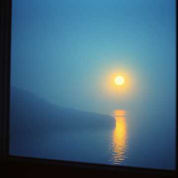 Янтарный месяц.