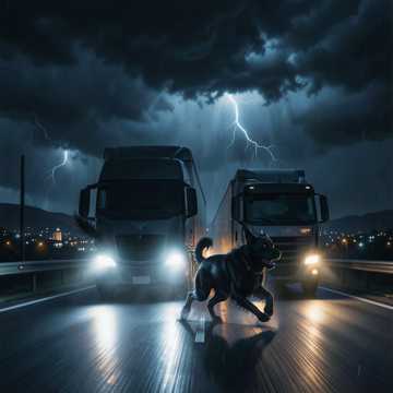 Чёрная собака