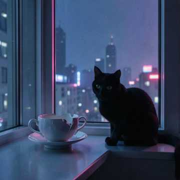 Чёрная кошка между нами