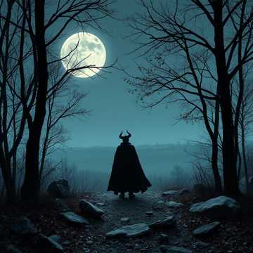 Одинокий вампир.