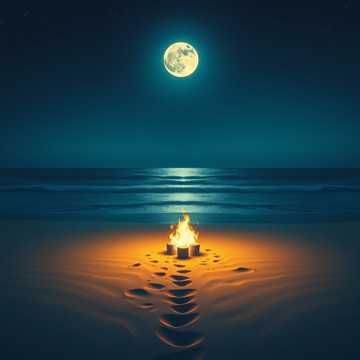 **Ночные барабаны на побережье**