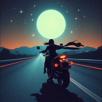 Жена мотоциклиста.