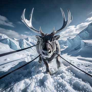 Сверхзвуковая оленья упряжка 🔥🔥🔥