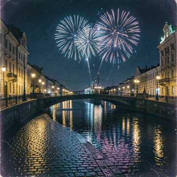 Санкт-Петербург вдали